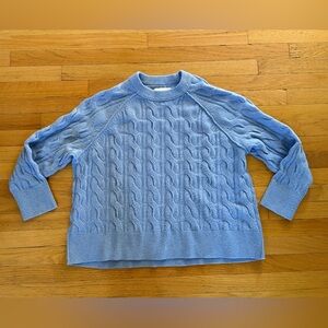 Aerie Soft Blue Knit Sweater ~ Medium
